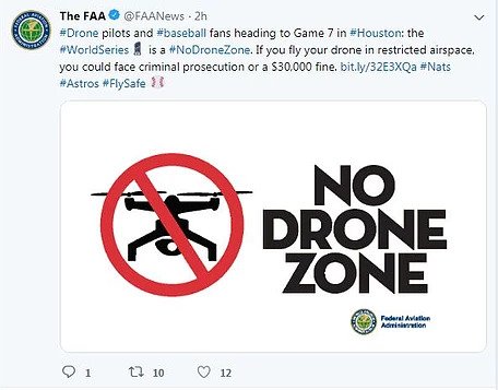 no drone tweet